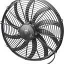 Spal 30102049 16" Curved Blade Performance Fan , Black