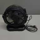 Gaiatop Portable Camping Fan with LED Lantern, Power Display 360 Head Rotation, Hanging Hook for Tent, 3 Speed Quiet Rechargeable, 4000mAh Battery Operated USB Fans for Indoor Outdoor Travel Black