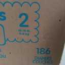 Pampers Swaddlers Diapers, Size 2 (10-22 lbs), 186 Count, Fragrance Free, Hypoallergenic, Absorbent, Pediatrician Recommended, Skin Safe