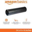 Amazon Basics High Density Foam Roller for Exercise and Recovery, 24 Inches, Blue Speckled