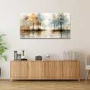 Lapremoly Large Wall Decor For Living Room Framed Wall Art for Bedroom Abstract Tree Painting Wall Artworks Hang Pictures For Office Decoration Canvas Prints Room Home Decorations Posters 20"X40"