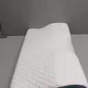 Derila Cervical Queen Size Pillow for Sleeping - Support Pillow for Side, Back, Stomach Sleepers - Contour Best Bed Pillows for Sleeping (1 Pillow | White)