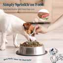 Flydog Fresh Kiss Dog Dental Powder with Finger Brush - Probiotic Breath Freshener for Dogs, Helps Reduce Plaque & Tartar, Beef Flavor, All Natural