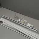 Magnetic Shades for Steel Door Windows | 1” Magnetic Blinds for Metal Doors | Glass Door White Mini Blinds or Covers |25" X 40"