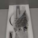 Micomlan Architect Desk Lamp with Atmosphere Lighting, Adjustable Led Desk Light for Home Office with Base, 24W Bright Auto Dimming Table Light with Rotatable Swing Arm for Workbench Computer (Black)