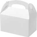 Bonfasvo Gift Boxes 30 Pack 6.2x3.5x3.5 inches White Fold Kraft Paper Boxes Bridesmaids Proposal Box Cupcake Boxes Easy Assemble Boxes with Lids for Wedding Birthday Party Christmas