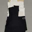 OLCHEE Womens Shapewear Tank Tops Tummy Control Square Neck Seamless Ribbed Compression Slimming Body Shaper - Black White Beige, Size Small