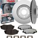Raybestos E3K90019 Element3 Automotive Replacement Front Brake Pads and Rotors Kit for 2002-2004 Honda CR-V, 2003-2017 Honda Accord, 2013-2015 Acura ILX, 2013-2015 & 2017-2020 Honda Civic