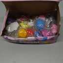 JOYIN Mochi Squishy Toys Set, Random 25 Pack Mini Squishy Mochi, Party Favors for Kids, Kawaii Stress Relief Toys, Basket Stuffers, Goodie Bags Fillers, Birthday Gifts, Classroom Prizes