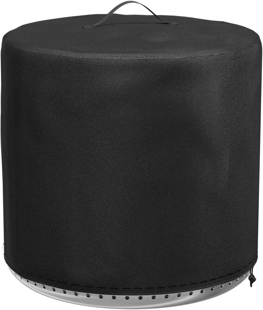 Fire Pit Cover for Solo Stove Ranger 2.0, 15 Inch Fire Pit Round Cover for Outdoor Waterproof Solo Stove Ranger, 600D Heavy Duty Cover Accessories
