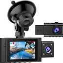 Dual Dash Cam Front and Inside FHD 1080P Dash Camera for Cars Dashcams for Cars with Infrared Night Vision, Car Camera Driving Recorder 24H Park Monitor Motion Detection GSensor for Taxi Uber