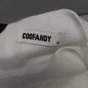 COOFANDY Mock Turtleneck for Men Long Sleeve T Shirts Casual Knitted Half Neck Thermal Pullover Sweater White, XL