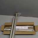 Brushed Nickel Shower Curtain Rods - 31-80 Inch Spring Tension Shower Rods for Bathroom, Adjustable, No Drilling, No Rust, Stainless Steel