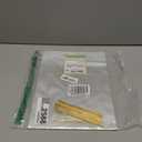 Wowfit 50 CT 10x14 inches Clear Bottom Gusset Cellophane Gift Bags with 6" Gold Twist Ties, Cello Packaging for Party Favors, Bridal Showers, and Wedding Gift Wrapping