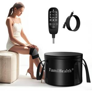 Cold Therapy Machine, Portable Ice Machine for Knee After Surgery, Programmable Knee Replacement Recovery System for Post Surgery Recovery Sports Injuries Reduce Swelling (Black)