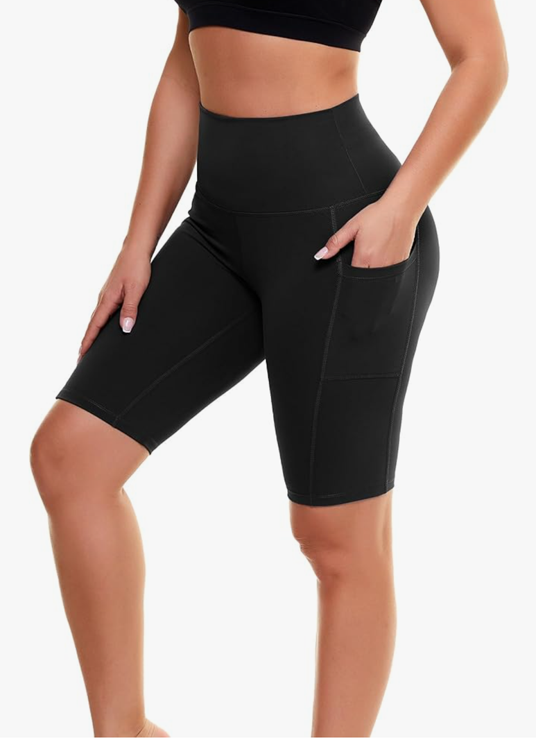 GAYHAY Biker Shorts for Women with Pockets - 8"/5"/3" Booty High Waisted Black Spandex Volleyball Short for Workout Yoga 3XL Black GAYHAY Biker Shorts for Women with Pockets - 8"/5"/3" Booty High Waisted Black Spandex Volleyball Short for Workout Yoga 3XL Black