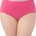 Fruit of the Loom Women's Eversoft Cotton Underwear Multipacks, Tag Free & Breathable, Size 9