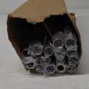 Heavy Duty Curtain Rods for Windows 66 to 120 Inch, 1 Inch Silver Curtain Rods Set of 2 Pack for Outdoor Patio, Farmhouse, Bedroom, Adjustable Easy Install Modern Drapery Rod (Silver,30-120-2p)