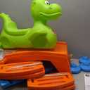 Step2 Dino Dash Up & Down Roller Coaster Kids Ride On Toy, Push Car, Indoor/Outdoor Playset, Made of Durable Plastic, Max Weight 50 lbs., for Toddlers 2-5 Years Old