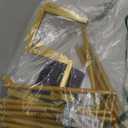 Asee'm 6.6FTx4FT Gold Wedding Arch Backdrop Stand Square Metal Rectangular Arch Frame for Ceremony Party Birthday Bridal Baby Shower Anniversary Arbor Balloon Decoration