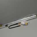 24FT Reach Gutter Cleaning Tools from Ground, Telescopic Rain Gutter Cleaner Tool with Garden Hose Attachment and Bendable Sprayer Wand