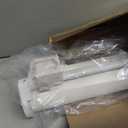 AIZESI 2Pcs Spring Tension Curtain Rods, Adjustable 26-39 Inch, White