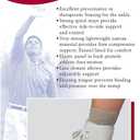 OTC Ankle Brace, Canvas Lace-Up, Semi-Rigid Spiral Stays, M 