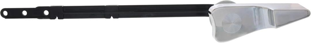 Jones Stephens Chrome Plated Tank Trip Lever with Plastic Cut-to-Length Arm, Plastic Spud and Nut