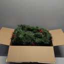 Lighted Artificial Christmas Tree Urn Filler Pre-lit Pine Trees Ornaments Outdoor Light Up Planter Filler Holiday Home Decorations