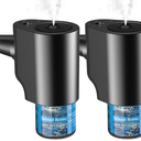 Car Air Freshener, 5 Scents, 10 Refills, Smart car Air Freshener for Vent Clips, Auto On/Off, Three Spray Modes, Car Fresheners Long Lasting (2Pack)