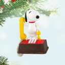Hallmark Keepsake Peanuts Christmas Ornament, Peanuts 75th Anniversary Hello, Snoopy! with Sound