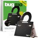 BugMD Clothes & Pantry Moth Traps (6 Count)  Sticky Glue Pheromone-Based Repellent for Closets, Cabinets & Wardrobes  Non-Toxic - Black