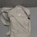 Allegra K Winter Pea Coats for Women Shawl Lapel Overcoat Single Breasted Belted Long Trench Coat Size S, Light Apricot