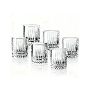 QXMYGSLSD 4Pcs Chinese style Baijiu cup, ceramic household high, ancient Chinese rice wine small cup