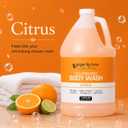 Ginger Lily Farms Club & Fitness Body Wash, 128oz, Citrus (Pack of 4)