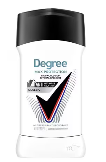 Degree Men UltraClear Antiperspirant Deodorant Black + White 72Hour Sweat & Odor Protection Antiperspirant For Men With MotionSense Technology 2.7 Ounce (Pack of 4)
