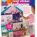 Craft-tastic Jr  Wall Sticker Playhouse  3-Foot Tall Dreamhouse with Over 650 Reusable Stickers