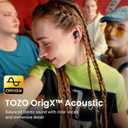 TOZO A1 Wireless Earbuds Bluetooth 5.3 Light Weight in Ear IPX5 Waterproof Headphones 2 Mic for AI Calls, Immersive Premium Sound Bass Headset with Charging Case, 32 Presets EQ Customization via App