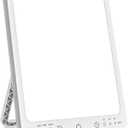 SUXIO Light Therapy Lamp - 10000 Lux Therapy Lights, 3 Timing & Mode Happy Lamp, Touch Control Daylight Lamp with Memory Function, Portable Light Therapy Box for Home/Office Use As Lift Mood (USB-A 5V-2A)