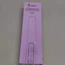 2-in-1 Cordless Hair Straightener and Curler, Portable Mini Flat Iron with Rechargeable, Mini Curling Iron for Travel and Home, Purple