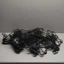 HOUSE DAY Black Plastic Hangers 60 Pack, Clothes Hangers with Non Slip Hooks, Durable & Space Saving Coat Hanger, Light-Weight Clothing Hanger, Perfect Closet Organizer for Everyday Use