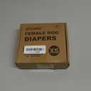 XPCARE Reusable Dog Diapers - 2 Packs Absorbent, Leak-Proof for Female Dogs (Small) (Small)