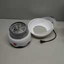 Mini Cotton Candy Maker Machine - Easy to Use & Clean, Quiet Floss Maker for Kids, Christmas Gift, Birthday Party, Home Use - Includes Sugar Scoop & Sugar Floss Sticks (Sugar Not Included) (White)