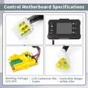 Diesel Parking Heater Control Board Panel for Chinese Diesel Heater 5KW 8KW, 12V/24V Motherboard w/LCD Controller Monitor Switch Wiring Harness Sensor Replacement Part