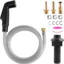 Kitchen Faucet Sprayer Attachment/Hose/Holder Set Universal Fit Compatible with Moen/Delta Faucet Sprayer Replacement, Kitchen Sink Side Sprayer Head, Oil Rubbed Bronze