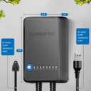 SUNVIE 60W Low Voltage Landscape Transformer with Timer and Photocell Sensor, 120V AC to 12V DC Landscape Lighting Transformer Weatherproof Low Voltage Transformer for Landscape Lights Pathway Lights