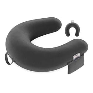 Crochet & Reading Pillow for Lap Support, Gaming Lap Support Pillow, Knitting Pillow on Bed/Sofa, Large Ergonomic Gaming Pillow for Arm Rest, Couch & Reading/Crocheting, Black