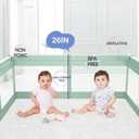 Fodoss Playpen for Babies and Toddlers, Green Playpen for Apartment, Kids Play Pen, Extra Large Baby Play Pen, Big Playard for Infants