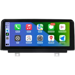 10.25 Inch Touchscreen Wireless CarPlay/Andriod Auto for 2012-2016 BMW 3/4/M3/M4 Series with NBT System Chassis designations: F30/F31/F34/F32/F33/F36/F80/F82/F83 Models
