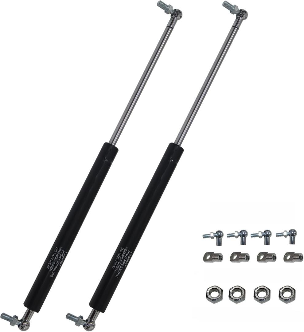 Gas Spring Struts Shock Lift Supports for Window Cabinet Heavy Equipment Boat Engine Hatch (130lb, 20in)